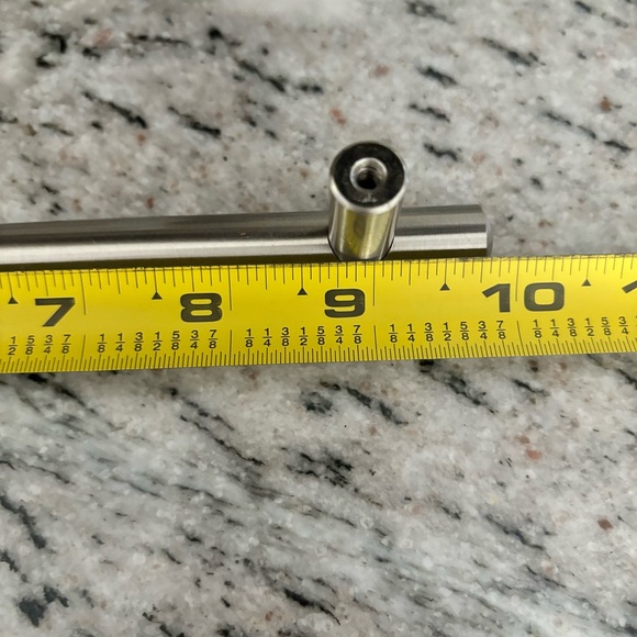 Bar Drawer Pulls Stainless Steele 8 7/8 center to center (set of 3) - Picture 4 of 7